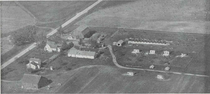 Aerial view of Townline Poultry Farm