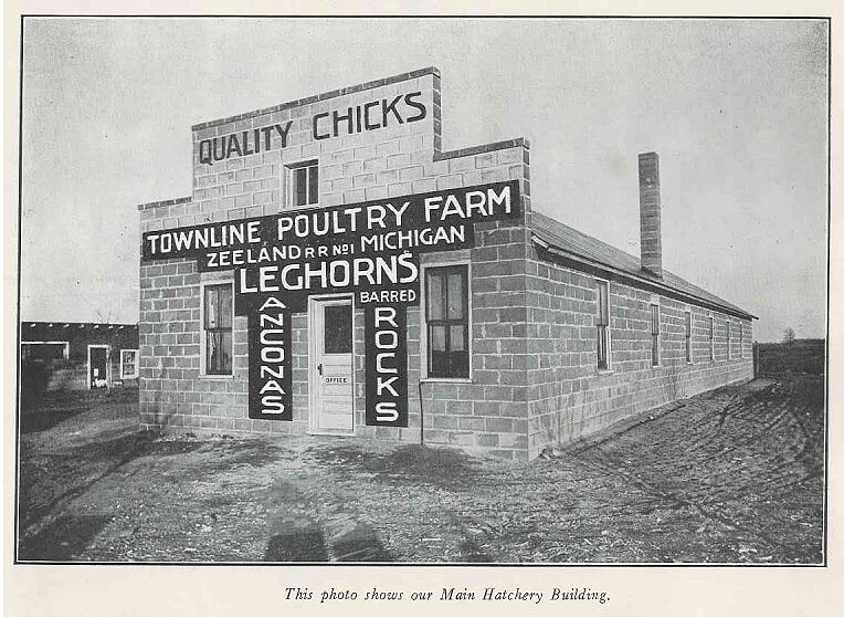 Townline Poultry Farm Main hatchery building